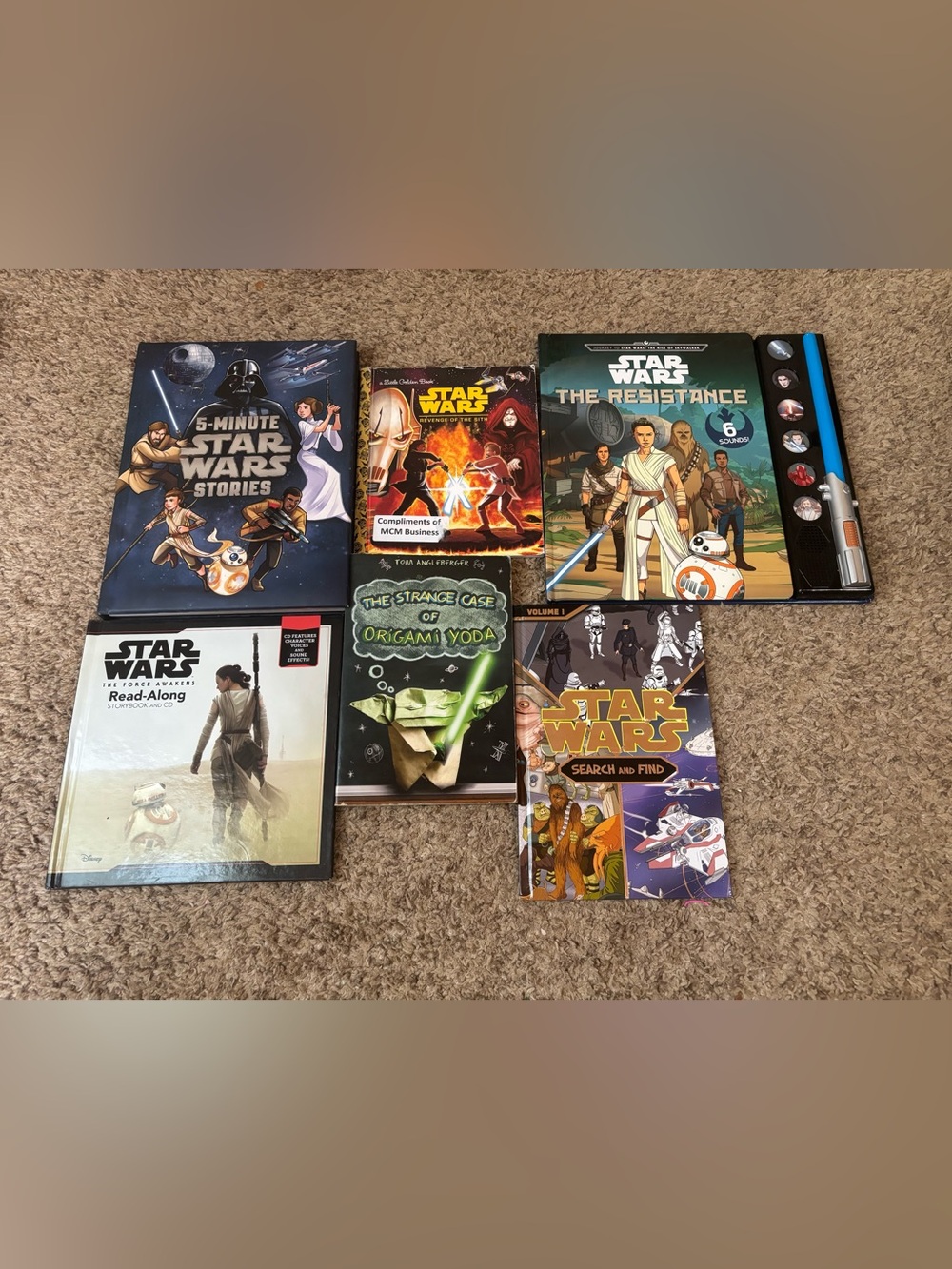 Star Wars Kids Book Bundle - Black, Blue, White, Green, Brown